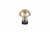 Lampka stołowa nocna bursztynowa LED szklana grzybek designerska nowoczesna dekoracyjna ściemnialna na komodę DOOLEY R54981113 Rl